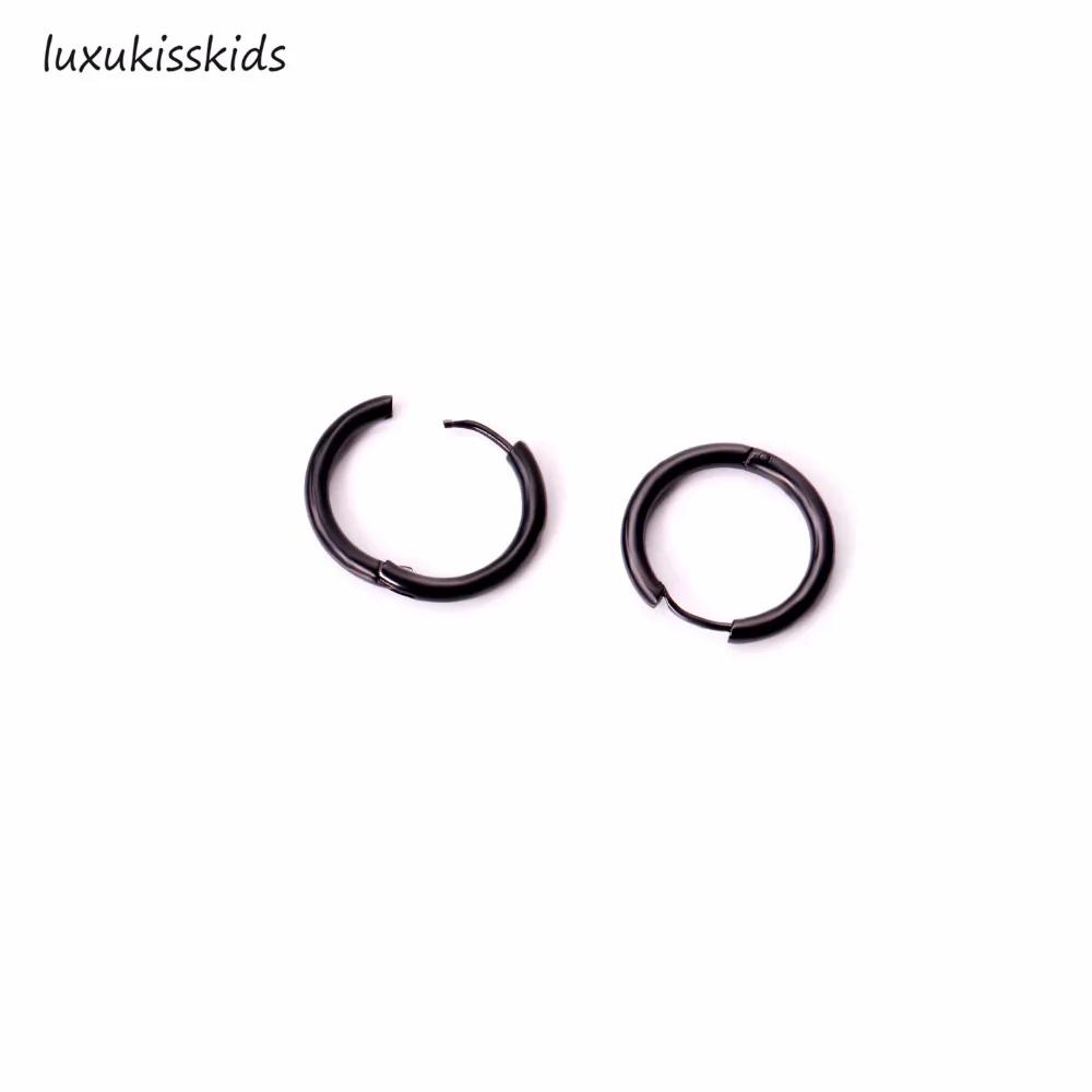 Luxxissids, 5 видов цветов, золото, Радужный обруч, серьги для носа, круг, 316L, нержавеющая сталь, обруч, серьги, набор для женщин, модное ювелирное изделие