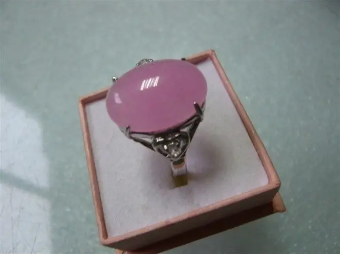 

fine pink jades bead new ring(#6,7,8,9,10) free shipping