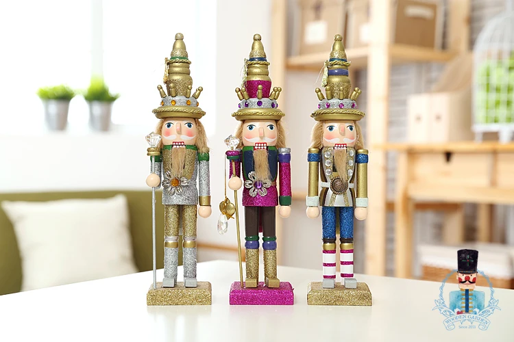 Бесплатная доставка 30 см 3 шт./лот король-гайковёр украшения чистый ручной