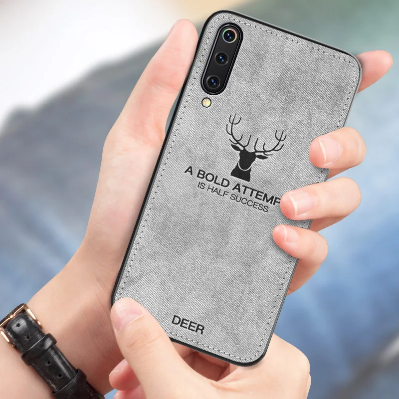 Роскошный чехол для телефона с текстурой ткани для Xiaomi mi 9 8 SE 5X 6X A1 A2 Red mi Note 7 тонкий мягкий ТПУ бампер Кожаный противоударный чехол