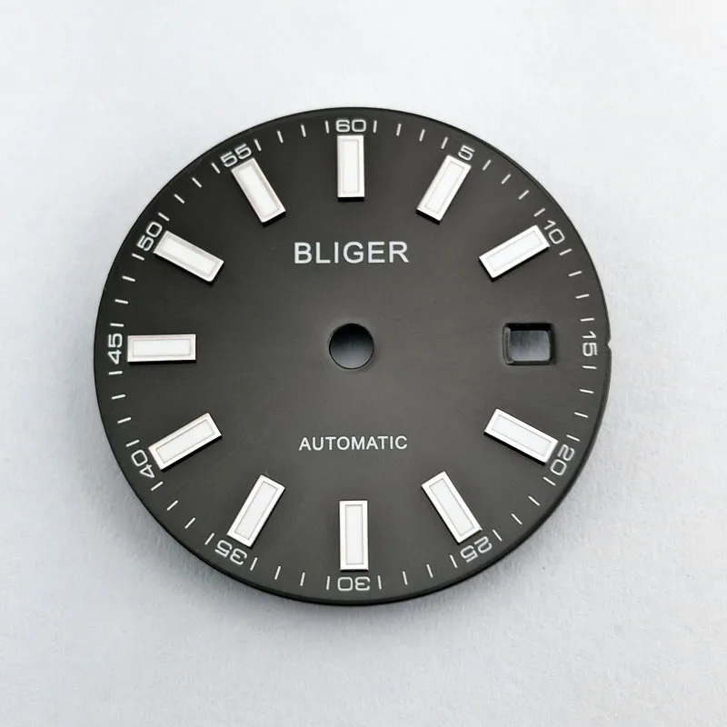 Циферблат для часов Bliger 29 мм подходит ETA 2824/2836 Mingzhu 2813/3804 Miyota 8215 механизм P871 |