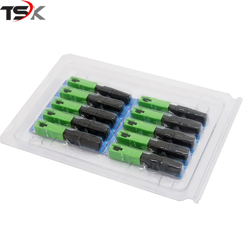 Бесплатная доставка 100 шт./кор. FTTH SC APC Одномодовый волоконно оптический Быстрый