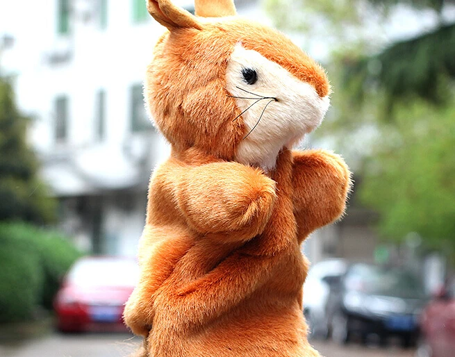 Ручной Рог белка большая плюшевая игрушка на палец кукла детская | Игрушки и