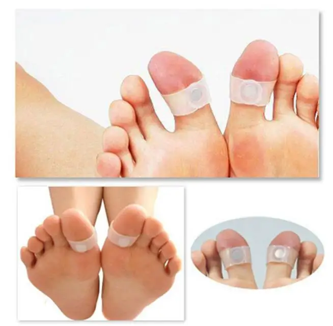 10PCS/Lot Magnetic Toe Rings Therapy Slimming Products Fast Lose Weight Burn Fat Reduce Fats body Silicone Foot Massage | Красота и