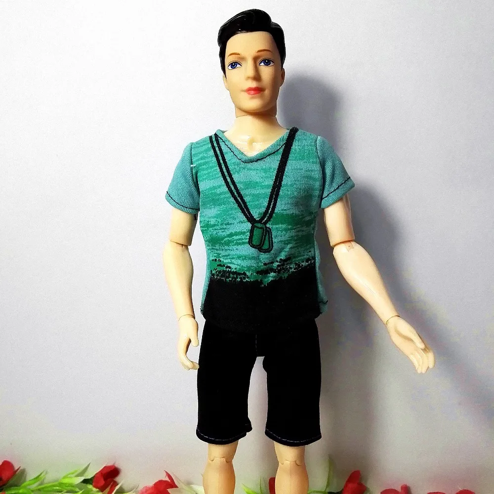 1 комплект Одежда для куклы Кен мужской крутой Повседневный костюм модная одежда