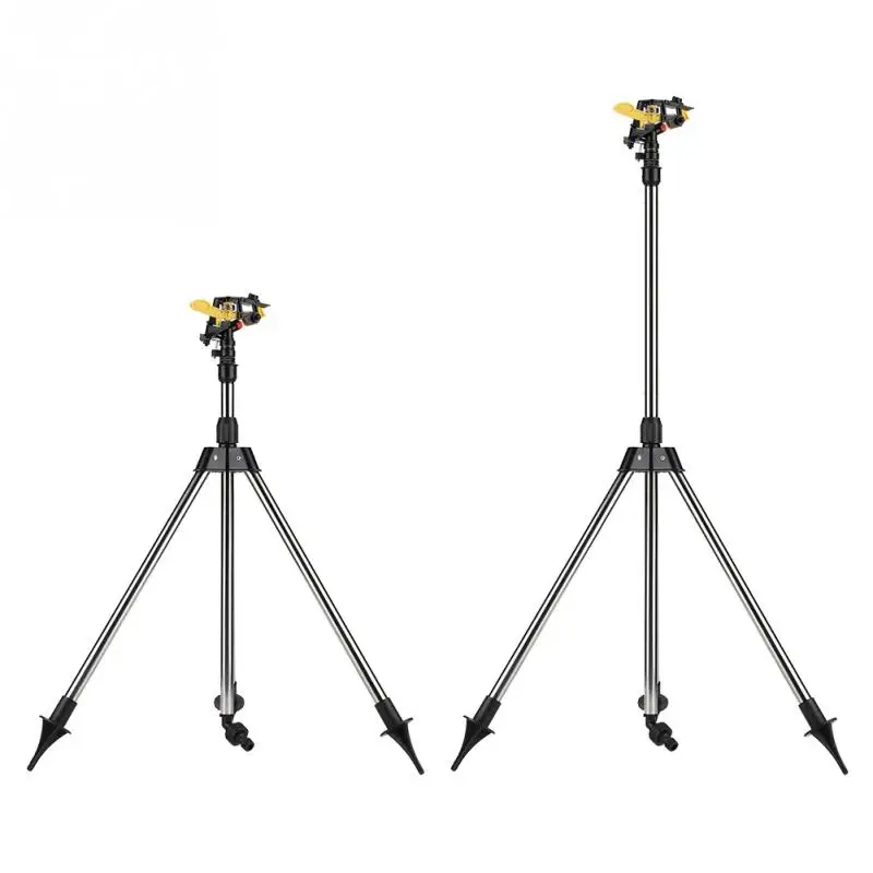 

Stainless Steel Tripod Water Irrigation Tool Plastic Sprinkler Auto System Garden Lawn Supplies