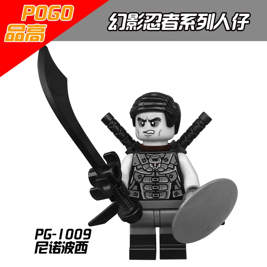 Одиночная продажа PG8055 Супер Герои ниндзя Вэй Снейк Vermin Sensei Wu Bronk Zane Pythor Cole