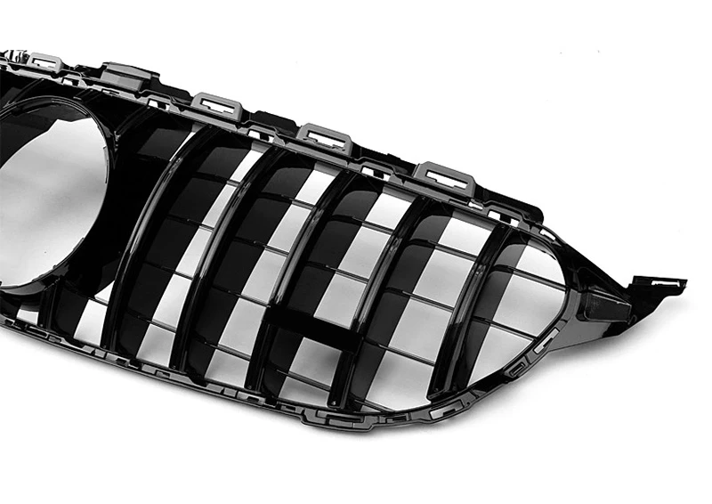 W205 GTS Style Front Grille Grills Fits For Sports C180 C200 C250 without Camera Hole Black Bumper Mesh 15-18 | Автомобили и