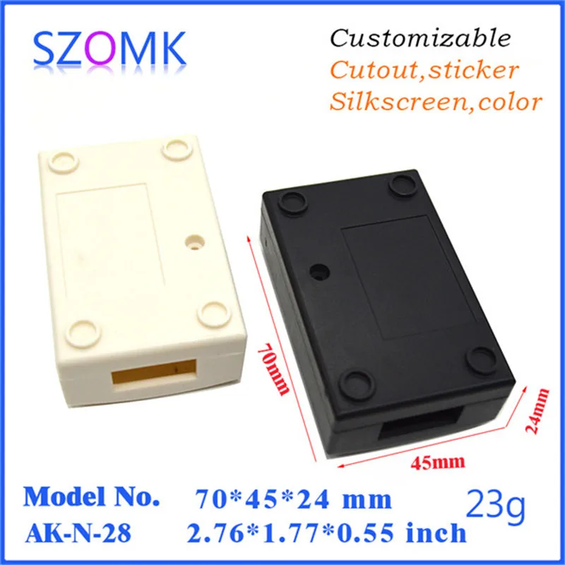 Чехол для электроники szomk project (1 шт.) 70*45*25 мм|box feet|box scannerbox stationary |