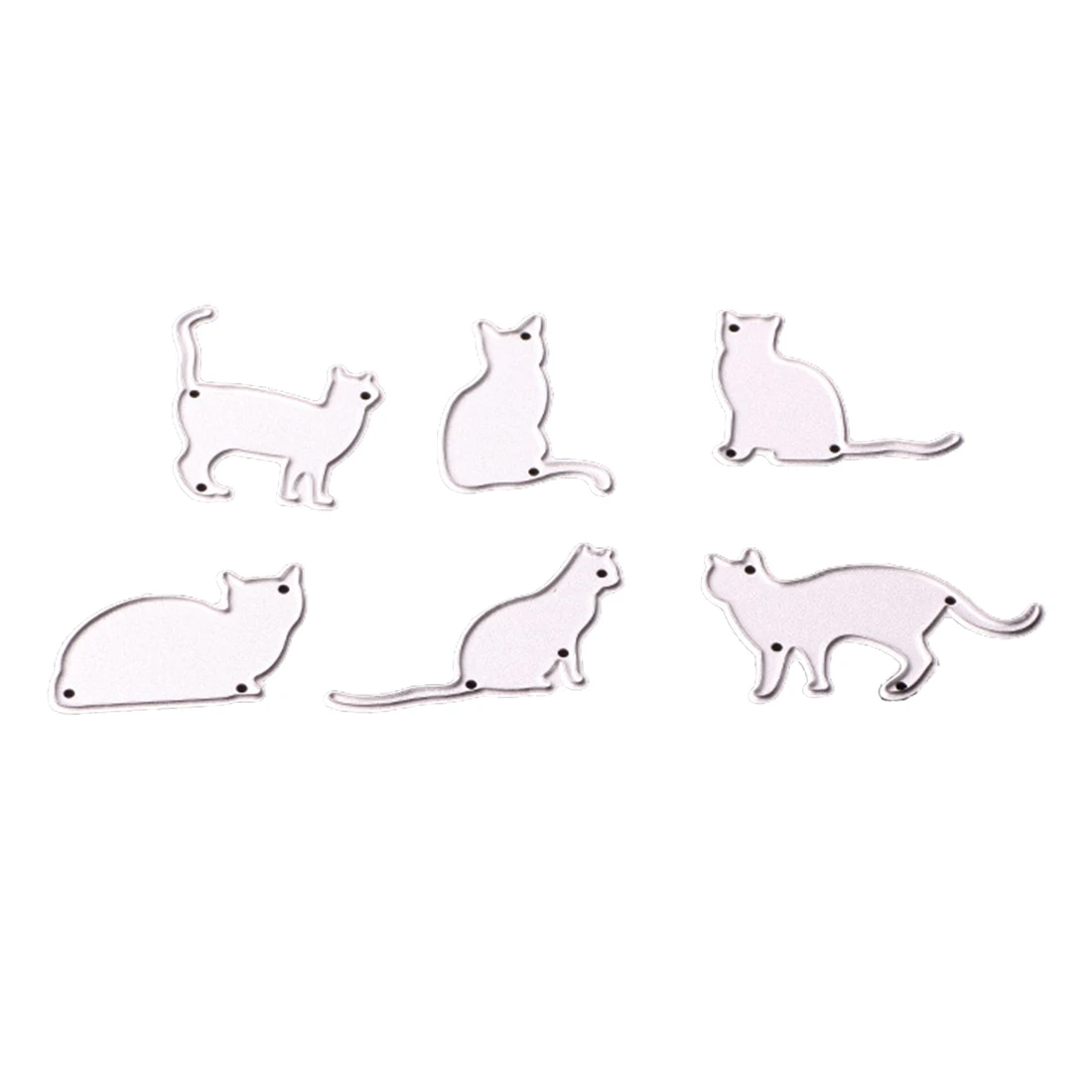 Хит! Тиснение стали много кошек набор вырубных штампов трафареты сделай сам для