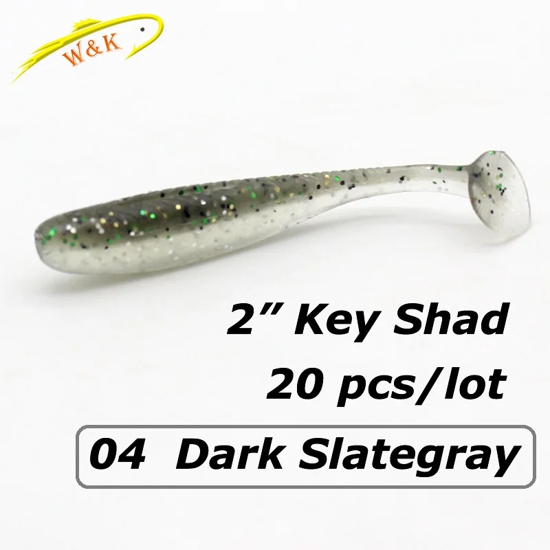 Dark Slategray 20 шт./pk мягкие приманки 5 см 7 цветов в продаже пресноводные рыболовные приманки Texas Rig мягкие приманки мини Shad приманки Drop Shot приманки - Цвет: Dark Slategray