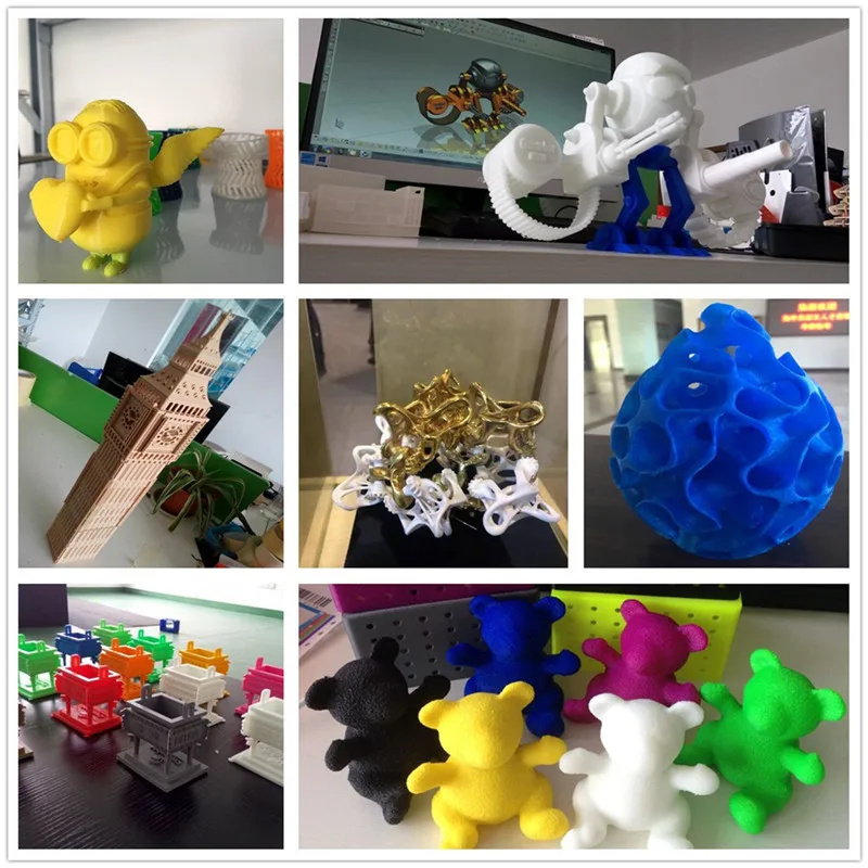 2018 черный FDM 3D принтер один экструдер поддержка ABS/PLA нити Createbot MID с сенсорным