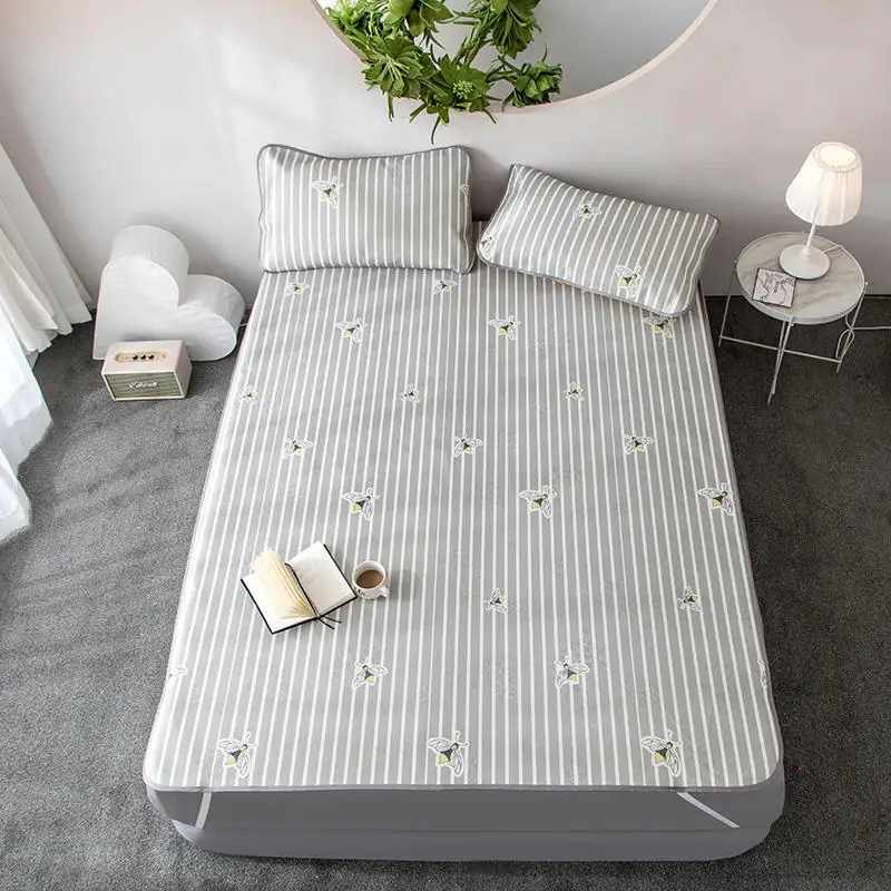 2019 летний крутой коврик Комплект постельного белья с ананасами эластичная