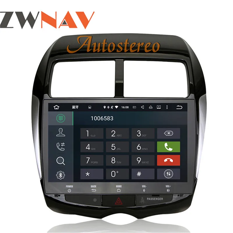 10,2 дюймов и 8 дюймов Android 7,1 автомобильный dvd-плеер gps навигация для Мицубиси ASX RVR Outlander Sport 2010