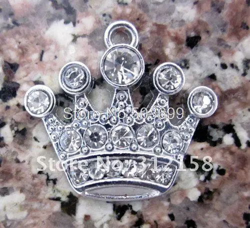 

100Pcs DIY Crown Charms 18*15mm