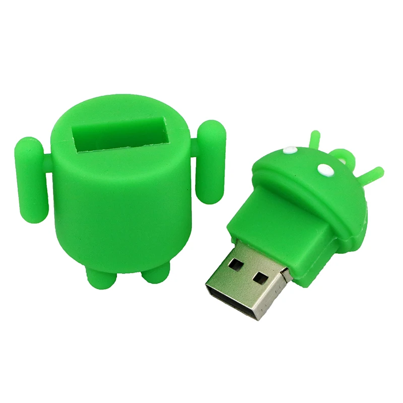 Флеш накопитель с изображением милые робот Android USB флэш 8 Гб оперативной памяти 16