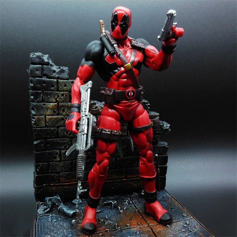 Марвел Мститель супер hero Revoltech deadpool серия No.001 гвень ПВХ экшн фигурка кукла модель