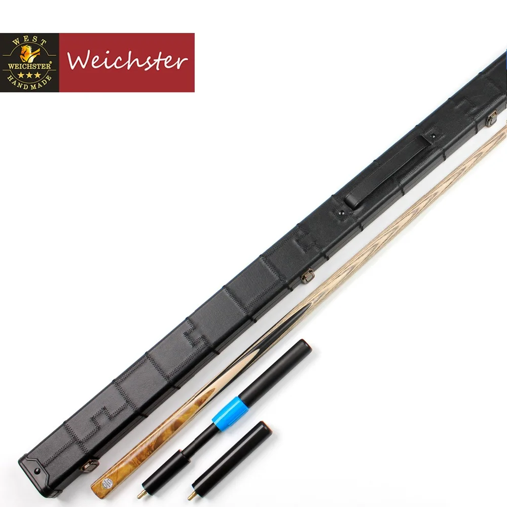 Weichster Golden Burr черное дерево один 1 шт ручной работы снукер английский бильярдный кий и чехол