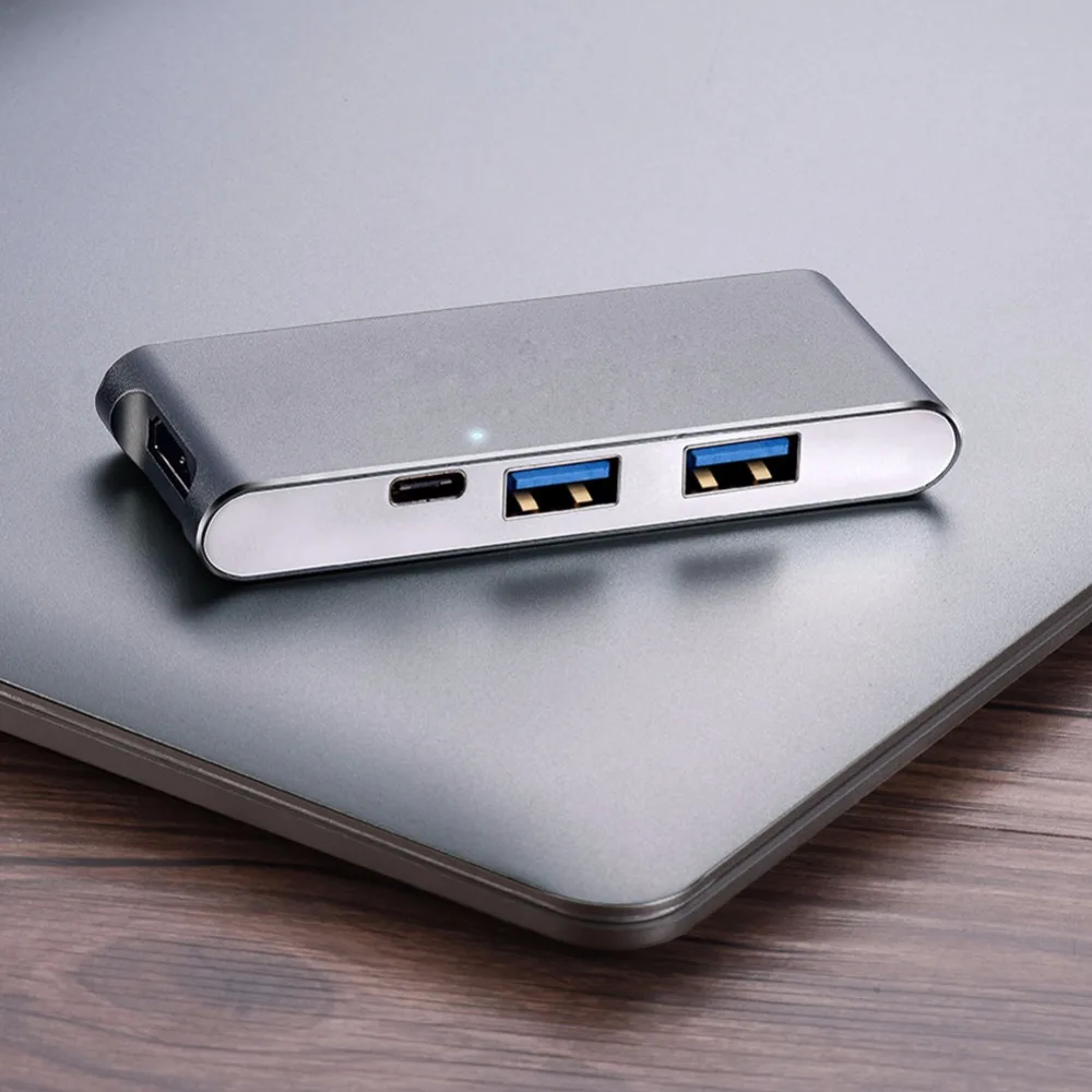 USB c концентратор HDMI 4 К Thunderbolt 3 адаптер Тип док C ключ с SD TF пройти через зарядки для