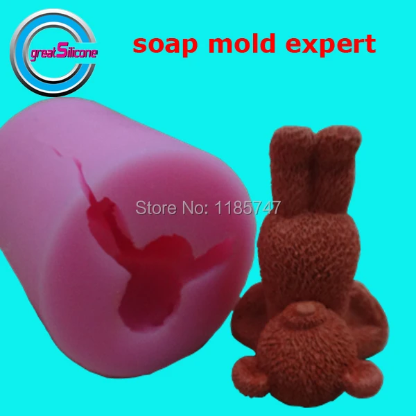 Новое поступление 3D Маленькая силиконовая в форме медведя форма для мыла