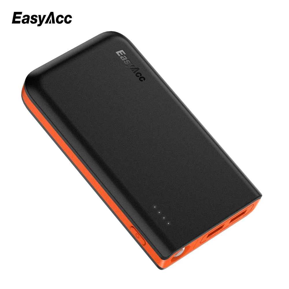EasyAcc 13000 мАч power Bank 2 usb порта 18650 Внешний аккумулятор зарядное устройство для Xiaomi huawei мобильный телефон планшет