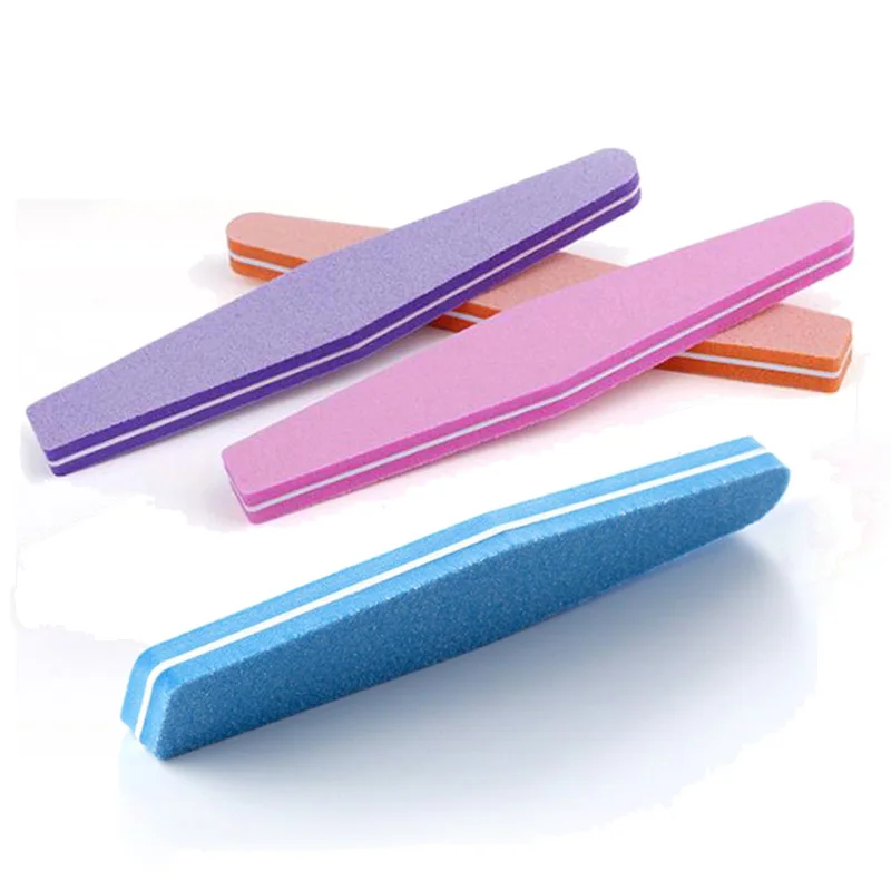 Пилка для маникюра и педикюра AddFavor с зернистостью 100/180 3 шт.|nail file nail|nail polish bufferpolish