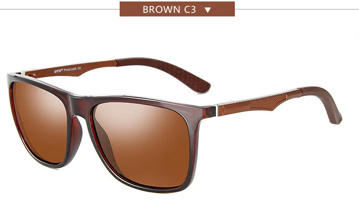 MPTYJ059 BROWN MIZHO UV400 Polaroid Солнцезащитные очки унисекс квадратные Винтажные Солнцезащитные очки известный бренд мужские поляризованные солнцезащитные очки для женщин Ретро Feminino - Цвет линз: MPTYJ059 BROWN