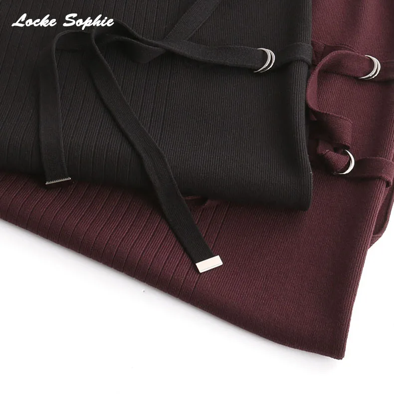 Hight waist skirts Women's Long 2019 Spring New Fashion knitting cotton Irregular Open fork Ladies Skinny Girls | Женская одежда