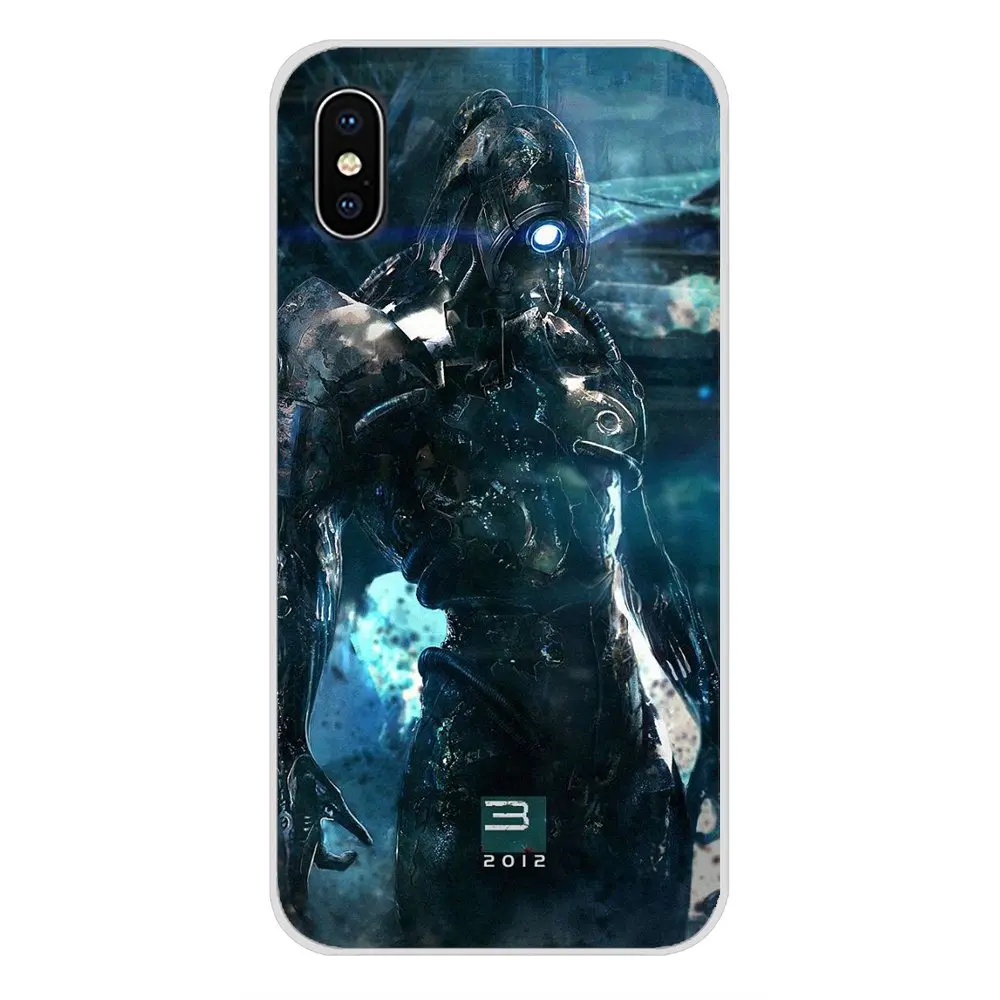 Garrus Vakarian Mass Effect для Apple iPhone X XR XS MAX 4 4S 5 5S 5C SE 6 6S 7 8 Plus ipod touch TPU Прозрачный