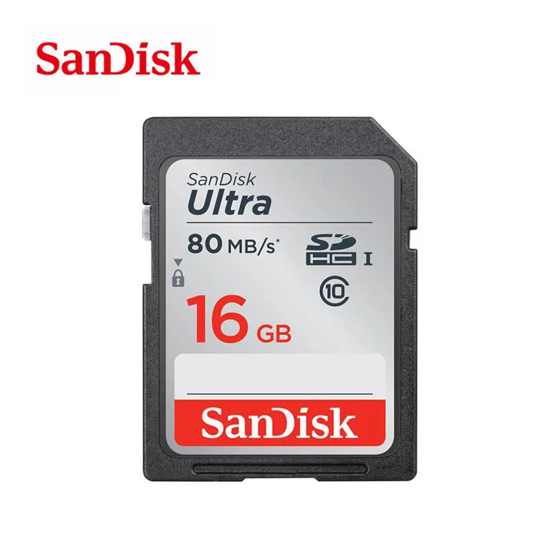 100% Genuine SanDisk carte sd 16GB 64gb 32GB C10 SD card SDHC SDXC Memory Card class 10 for Camera | Компьютеры и офис