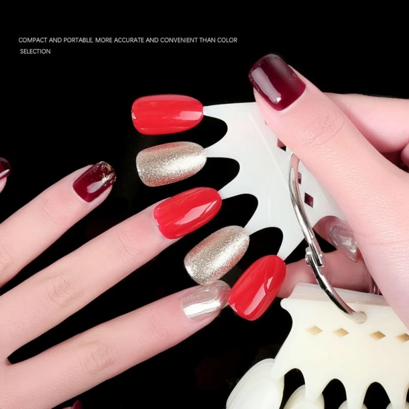 Фальшивая наклейка для ногтей корона цветная карточка практичные точки имитация