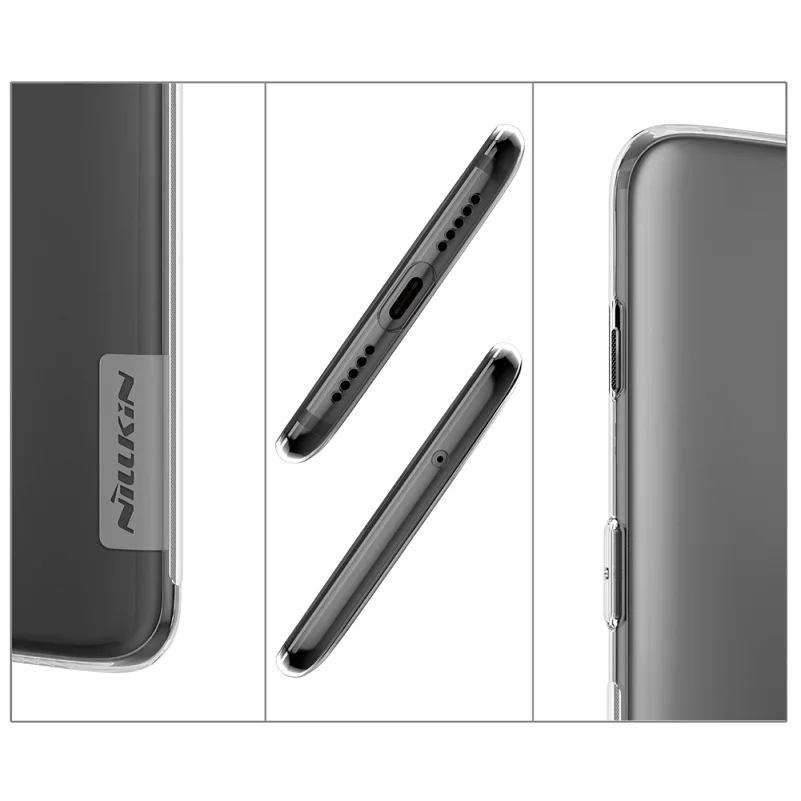 Для oneplus 6t чехол Nillkin натуральный прозрачный мягкий кремний TPU Защитный для one plus 6