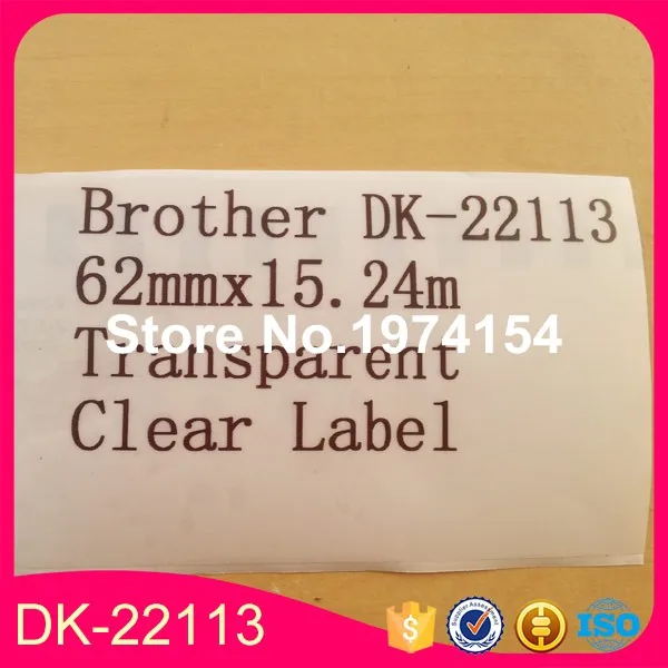 2х рулонные Совместимые Этикетки Brother прозрачная наклейка dk 22113 dk22113 22113|brother label|dk