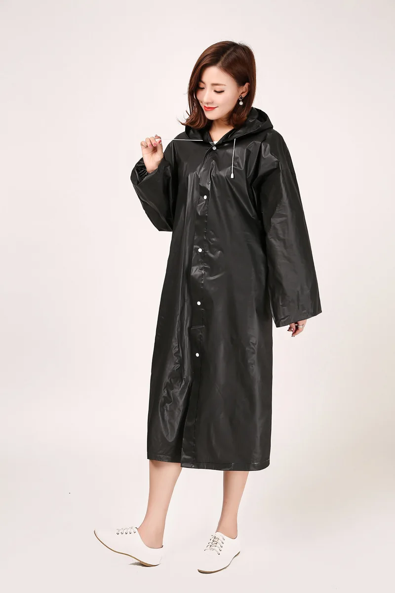 Леди плащ-дождевик с капюшоном для отдыха на открытом воздухе Водонепроницаемый