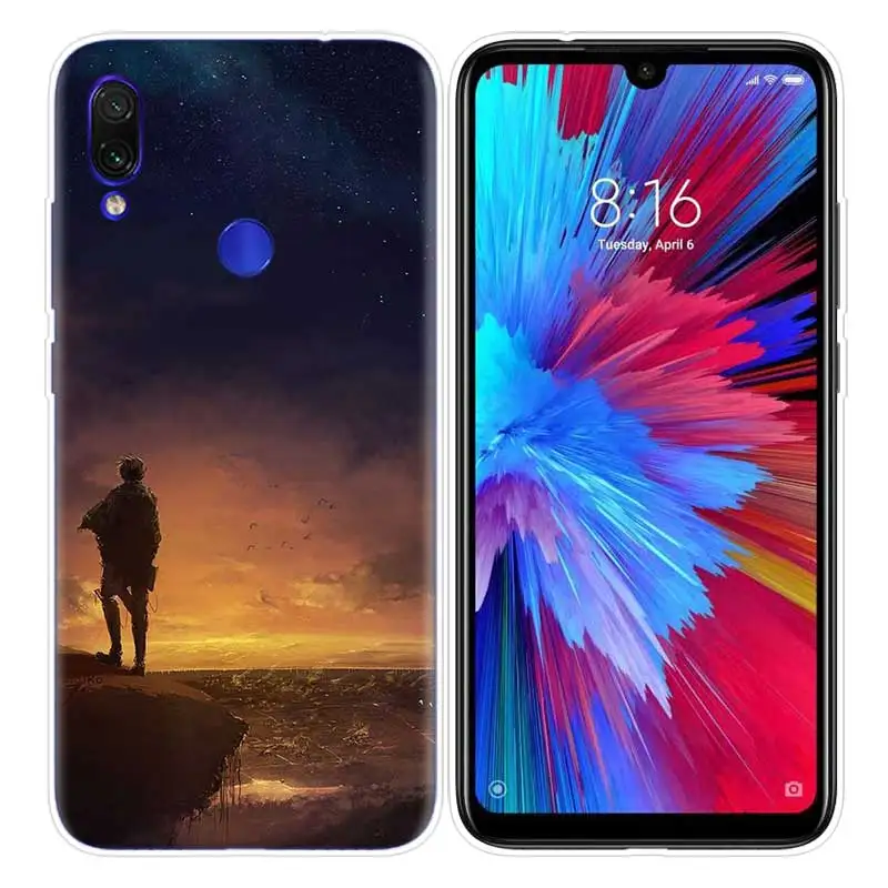 08 Чехол с аниме атака на титанов для Xiao mi Red mi Note 7 7S K20 Y3 GO S2 6 6A 7A 5 Pro mi Play 9T A1 A2 8 Lite Poco F1 чехол для телефона - Цвет: 08
