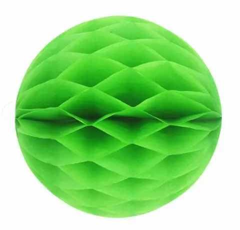 Light Green 1" 25 см соты шары свадьба день рождения ну вечеринку украшения детей душа ребенка свадебной событий ну вечеринку поставки бумажные фонарики для свадьбы W1606 - Цвет: Light Green