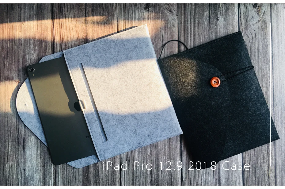 Для iPad Pro 12,9 чехол для планшета шерстяной войлок рукав сумка для нового iPad Pro 12," рукав сумка Противоударная сумка для ноутбука