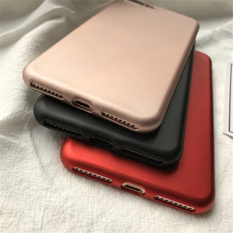 Роскошные ультра тонкий противоударный чехол для iPhone 8 6s 7 плюс покрытие ТПУ Броня