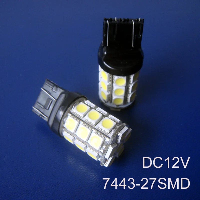 

High quality 12V 7443 Auto Led stoplight,W21/5W Car Bulb Lamp Light,7443 Brake light,T20 Parking Light free shipping 5pcs/lot