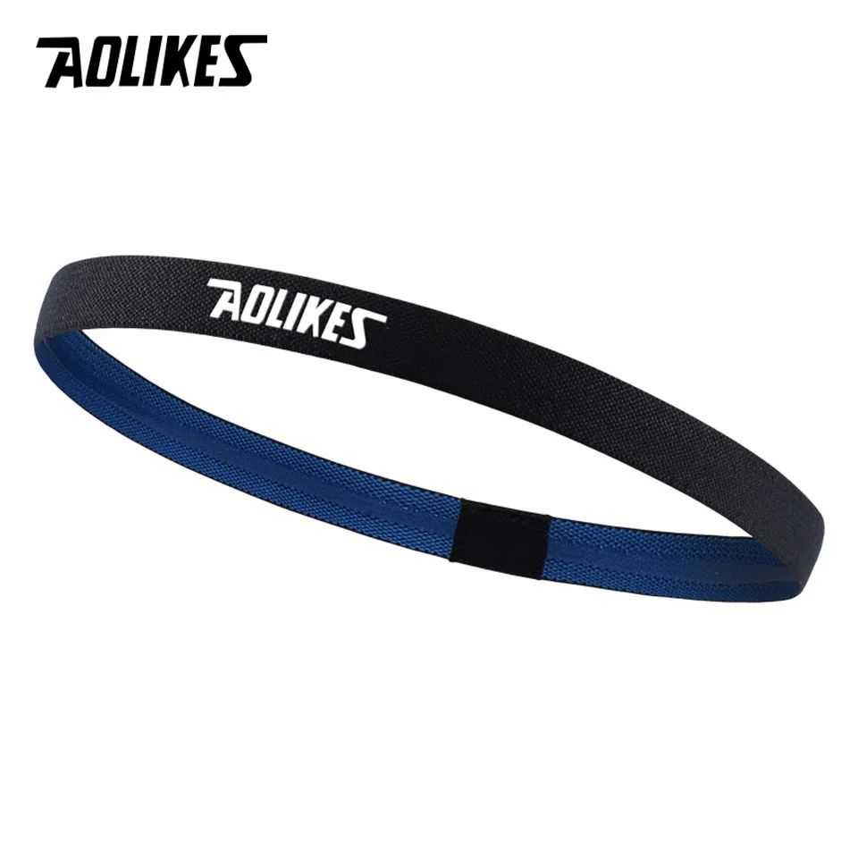 06 AOLIKES 1 шт. нейлоновая Эластичная головная повязка Нескользящая для мужчин и женщин для йоги повязки для волос бегущие потовые повязки повязка на голову для фитнеса - Цвет: 06