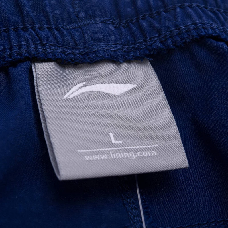 Li-Ning мужские шорты для бадминтона, спортивные шорты для соревнований, удобные, дышащие, AAPM067 MKY308