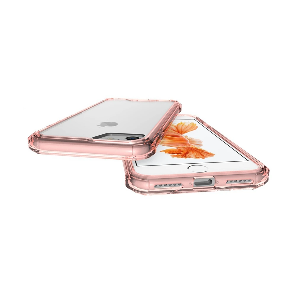 Мягкий бампер прозрачный жесткий чехол для iPhone 11 Pro Max XR Xs X SE 2020 защитный