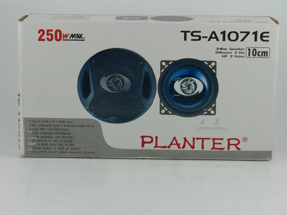 1 пара 4 '' дюймовый автомобиля автомобильной HIFI полный спектр жевательная