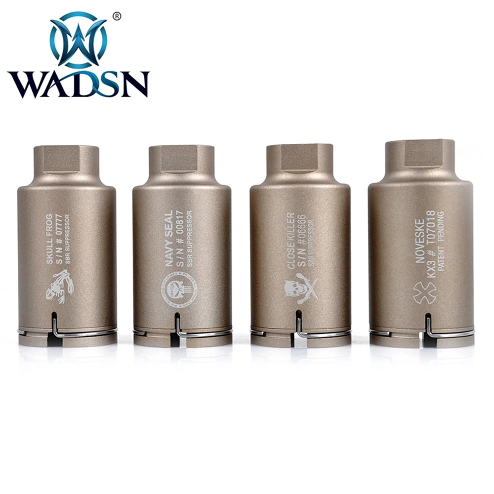 

WADSN Airsoft NOV M4 MINI VERSION NAVY SEAL STYLE Thread Size 14mm Anti-Clockwise Thread Aluminum Tactical Hunting Accessories