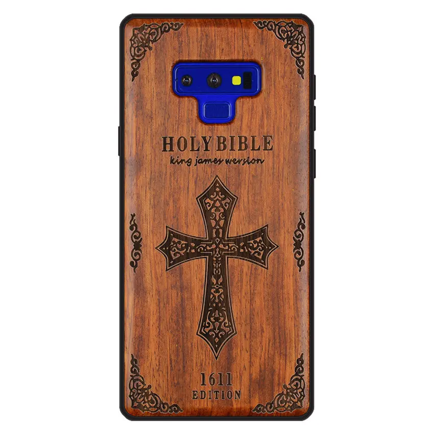 Чехол для samsung Galaxy Note 9 из натурального дерева, чехол для samsung Note9 из палисандра, ТПУ, противоударный чехол для телефона, чехол для samsung Note 9