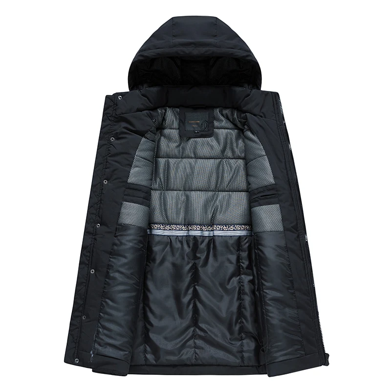 2018 Thick Cotton Jacket Hoodies Men Winter Jackets&ampCoats High Quality Casual Brand Men's Parka Hooded Outwear Hombre Fit | Мужская