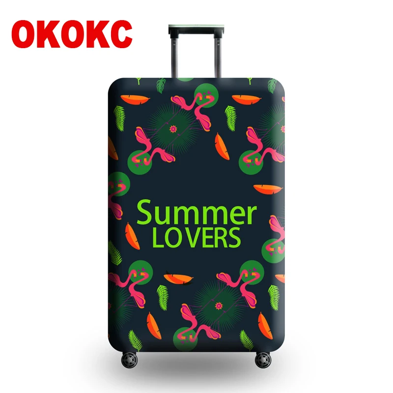 Защитный чехол чемодана на заказ с изображением/именем/логотипом эластичный от