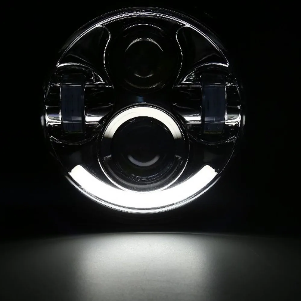 5 75 &quotдюймов Led moto rcycle фара Объектив проектора фару мото для Dyna 3/4 круглая rcycle| |