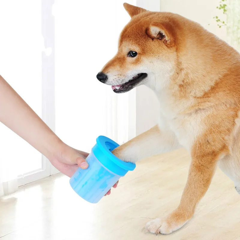 Pet силикагель ног чашка для собак из м/ф Щенячий патруль для очистки собака стопы шайба