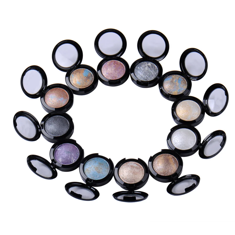 Профессиональный макияж пигменты минералы одиночные тени для век Мерцающая